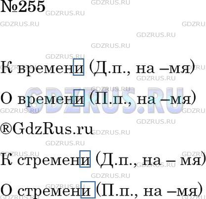 Фото решения 4: ГДЗ по Русскому языку 6 класса: Ладыженская Упр. 255