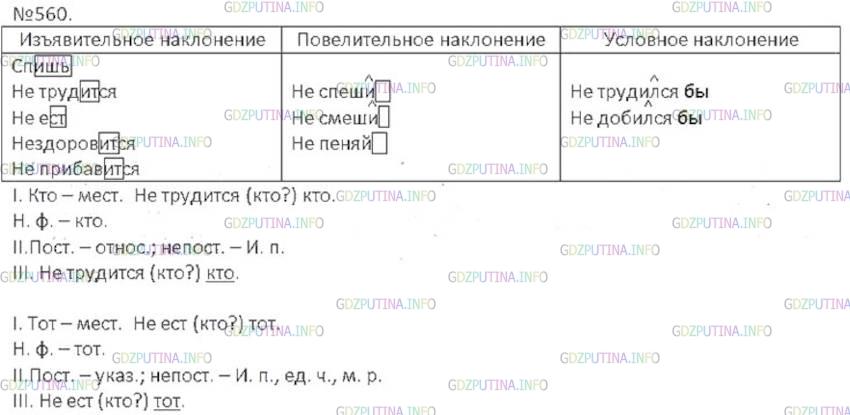 Русский язык 6 класс ладыженская 603. Русский язык 6 класс 2 часть номер 560. Упражнение 560 по русскому языку 6 класс.