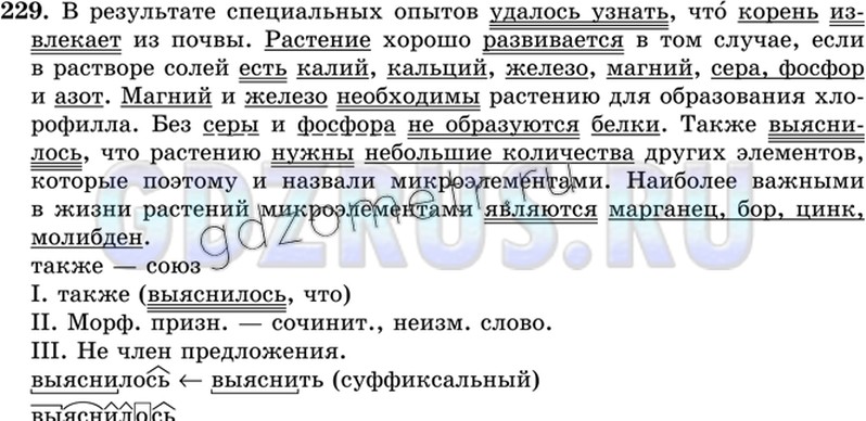 Упр 229 по русскому языку 3 класс