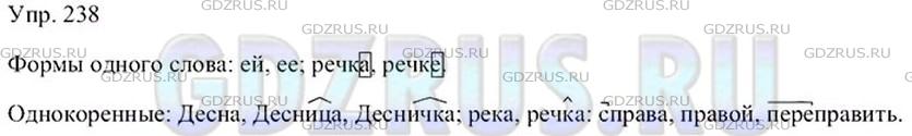 Фото решения 4: ГДЗ по Русскому языку 9 класса: Ладыженская Упр. 238
